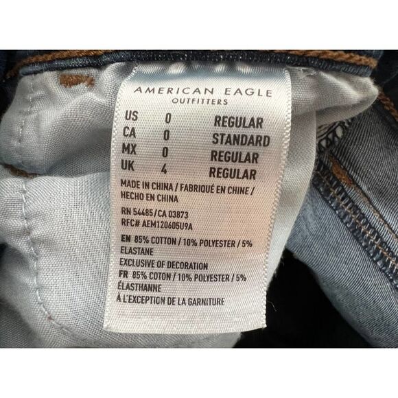 American Eagle High Rise Jeggings Size 0 - Picture 8 of 10